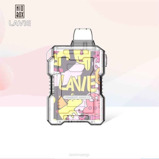 ストロベリーマンゴーアイス LAVIE NIO BOX 9000パフ 260P190 | Lavie Vape Tokyo